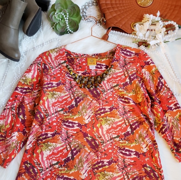 Ruby Rd. | Jeweled Neckline Size Large - Picture 6 of 6